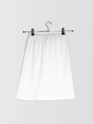 חצאית בסיס , חצאית תחתית גומביניזון בצבע לבן